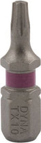 Schroefbit 25 mm TX-10 roze 10x