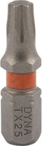 Schroefbit 25 mm TX-25 oranje 10x