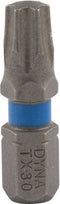 Schroefbit 25 mm TX-30 blauw 10x