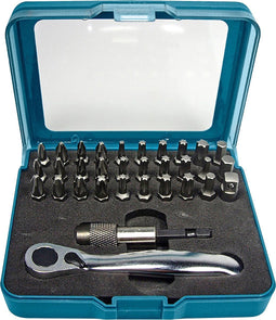 Schroefbitset 32-Delig Met Ratel - P-79790