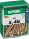 Schroefdoos SPAX Houten schroef Platte kop (4 x 45 mm) (4,0 x 45 mm)