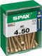 Schroefdoos SPAX Houten schroef Platte kop (4 x 50 mm) (4,0 x 50 mm)