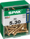 Schroefdoos SPAX Houten schroef Platte kop (5 x 30 mm) (5,0 x 30 mm)