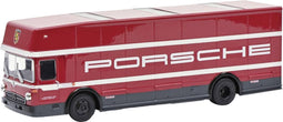 Schuco 452668000 H0 Vrachtwagen Mercedes Benz Raceautotransporter Porsche