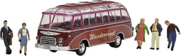 Schuco 452669200 H0 Bus Setra S6 Wandervögel met 5 figuren