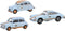 Schuco 452671600 H0 Auto Citroën, Mini, Porsche 3-delige set Vintage Racing, MHI