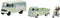 Schuco 452671700 H0 Auto Vespa , Mercedes Benz, Volkswagen Set van 3 stuks, Vespa, MHI