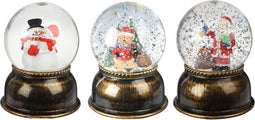 Schudbol Kerst met LED XL.