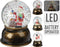 Schudbol Kerst met LED XL.