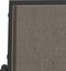 Schuifbank tuin 120,5x76x86,5 cm textielfolie en staal bruin