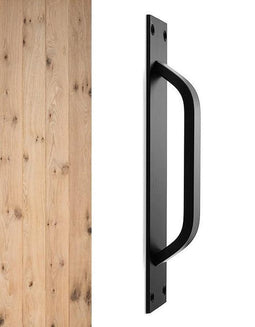 Schuifdeurgreep zwart | 20cm | Inclusief schroeven | Handgrepen Kast | Handgreep | Deurbeslag | Greep Schuifdeur | Onderdelen | Meubel Handvat | Keukengreep | Meubelbeslag | Metaal |