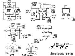 SCHUIFSCHAKELAAR 2P ON-ON (TS-11)