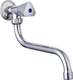 SCHÜTTE Carneo Fonteinkraan - wand model - muurbevestiging - zwaaibare uitloop - Chroom