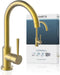 SCHÜTTE Cornwall Design Keukenkraan - Mengkraan - Hoge, Draaibare Uitloop - Zijdelingse Greep - Mat Goud