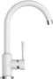 SCHÜTTE Cornwall Design Keukenkraan - Mengkraan - Hoge, Draaibare Uitloop - Zijdelingse Greep - Wit