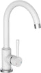 SCHÜTTE Cornwall Design Keukenkraan - Mengkraan - Hoge, Draaibare Uitloop - Zijdelingse Greep - Wit