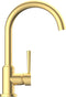 SCHÜTTE Cornwall Design Keukenkraan - Mengkraan - Hoge, Draaibare Uitloop - Zijdelingse Greep - Mat Goud