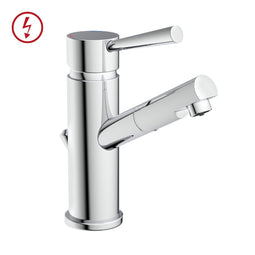 SCHÜTTE Cornwall Wastafelkraan voor Waterverwarmer met vrije Uitloop - lage Druk - Mengkraan - met Waste - Chroom