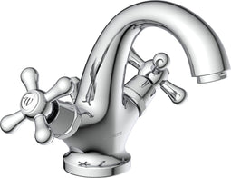 SCHÜTTE Elk Wastafelkraan - Mengkraan - met Waste - Chroom