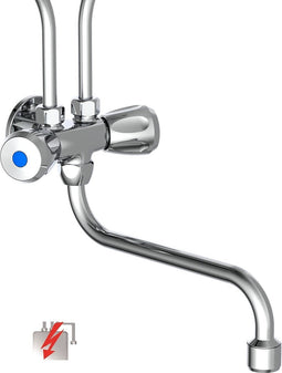 SCHÜTTE Keukenkraan met vrije Uitloop - Mengkraan - Lage Druk - voor Boven Spoelbak - Chroom