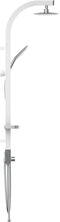 SCHÜTTE Madagaskar Douchesysteem - Regendouche - lengte 123 cm - Wit & Chroom