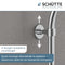 SCHÜTTE Madura Fresh Douchesysteem - Regendouche - met Thermostatische Douchekraan - Hartafstand 150 mm - Chroom