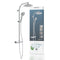 SCHÜTTE Madura Fresh Douchesysteem - Regendouche - met Thermostatische Douchekraan - Hartafstand 150 mm - Chroom