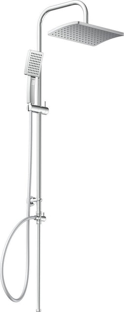 SCHÜTTE Mallorca Douchesysteem - Regendouche - 95 cm Stang - Wandhouder in hoogte verstelbaar - Chroom