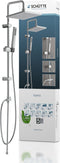 SCHÜTTE Tokyo Douchesysteem - Regendouche - 102 cm Stang - Chroom