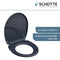 SCHÜTTE WC-Bril 82304 ANTHRAZIT - Duroplast - Soft Close - Afklikbaar - RVS-Scharnieren - Belastbaar tot 175 kg - Gelakt - Antraciet