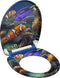 SCHÜTTE WC-Bril 82372 SEA LIFE - Duroplast - Soft Close - Afklikbaar - RVS-Scharnieren - Decor - 3-zijdige Print