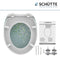SCHÜTTE WC-Bril 82381 FLOWER IN THE WIND - Duroplast - Soft Close - Afklikbaar - RVS-Scharnieren - Belastbaar tot 175 kg - Decor - 3-zijdige Print