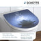 SCHÜTTE WC-Bril 82582 WATER LILY - High Gloss - Duroplast - Soft Close - Afklikbaar - RVS-Scharnieren - Belastbaar tot 175 kg - Decor - 1-zijdige Print