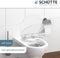 SCHÜTTE WC-Bril 84100 WHITE - MDF-Hout - Soft Close - Verchroomde Scharnieren - Belastbaar tot 175 kg - Gelakt - Wit