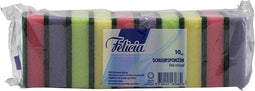 Schuurspons Felicia assorti 6x9cm 10 stuks