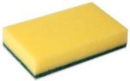 Schuurspons primesource 9x15cm geel/groen