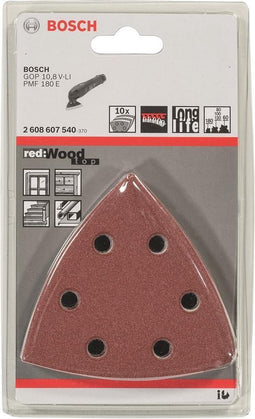 SCHUURVEL 10ST SET DELTA 93 RED WOOD TOP