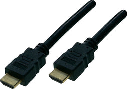 Schwaiger HDM0070043 HDMI-kabel HDMI Aansluitkabel HDMI-A-stekker, HDMI-A-stekker 0.70 m Zwart 4K UHD, Vergulde steekco