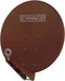 Schwaiger SPI085PR Satellietschotel 85 cm Reflectormateriaal: Aluminium Steenrood