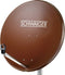 Schwaiger SPI996.2 Satellietschotel 80 cm Reflectormateriaal: Staal Steenrood