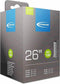 Schwalbe Binnenband AV13D - 26 inch - 54/75-559 - 26 x 2.1-3 inch - 40 mm - Auto / Schrader - Butyl rubber - Zwart
