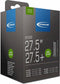 Schwalbe Binnenband AV21F - 27.5/27.5+ inch - 54/75-584 - 27.5 x 2.1-3 inch - 40 mm - AV - Butyl rubber - Zwart
