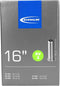 Schwalbe Binnenband AV3 - 16 inch - 47/62-305 - 16 x 1.75-2.4 inch - 40 mm - Auto / Schrader - Butyl rubber - Zwart