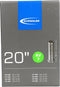 Schwalbe Binnenband AV7 - 20 inch - 40/62-406 - 20 x 1.5-2.5 inch - 40 mm - Auto / Schrader - Butyl rubber - Zwart