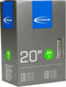 Schwalbe Binnenband AV7 - 20 inch - 40/62-406 - 20 x 1.5-2.5 inch - 40 mm - Auto / Schrader - Butyl rubber - Zwart