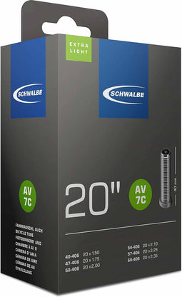 Schwalbe Binnenband - AV7C - 20 inch x 1.20 - 1.90 - Auto ventiel - 40 mm