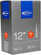 Schwalbe Binnenband DV1 - 12 inch - 47/62-203 - 40 mm - Frans / Presta / Sclaverand - Butyl rubber - Zwart