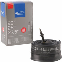 Schwalbe Binnenband SV19A - 27.5/29 inch - 40/62-584/635 - 40 mm - Frans / Presta / Sclaverand - Butyl rubber - Zwart