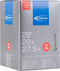 Schwalbe Binnenband SV19F - 27.5+/29/29+ inch - 54/75-622 - 40 mm - Frans / Presta / Sclaverand - Butyl rubber - Zwart