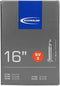 Schwalbe Binnenband SV3 - 16 inch - 47/62-3053 - 40 mm - Frans / Presta / Sclaverand - Butyl rubber - Zwart